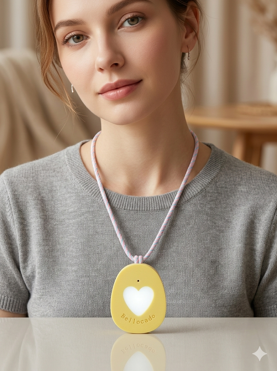 Bellocado pendant necklace lifestyle